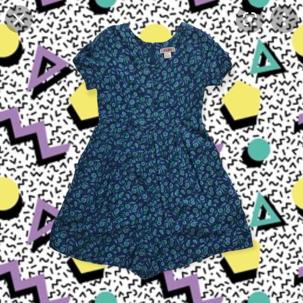 80’s Vintage FADS Floral Romper